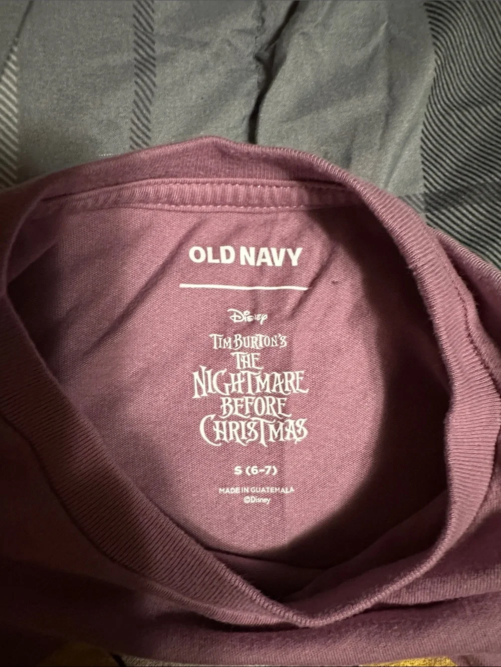 Old Navy Pink Jack Skellington 'Seriously Spooky' Graphic Tee